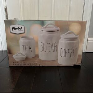 Parini 3 piece Canister set NWT